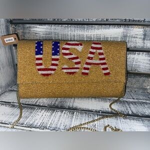 Beaded Clutch/Crossbody • NWT